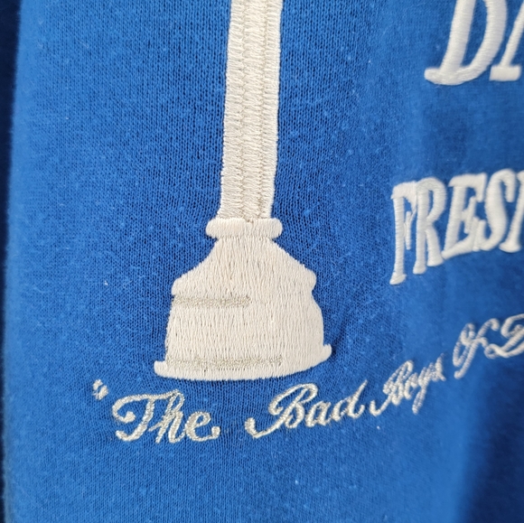 Vintage Blue Street Jazz Band Fresno California Santee Sweats Heavyweight XL - Picture 5 of 8